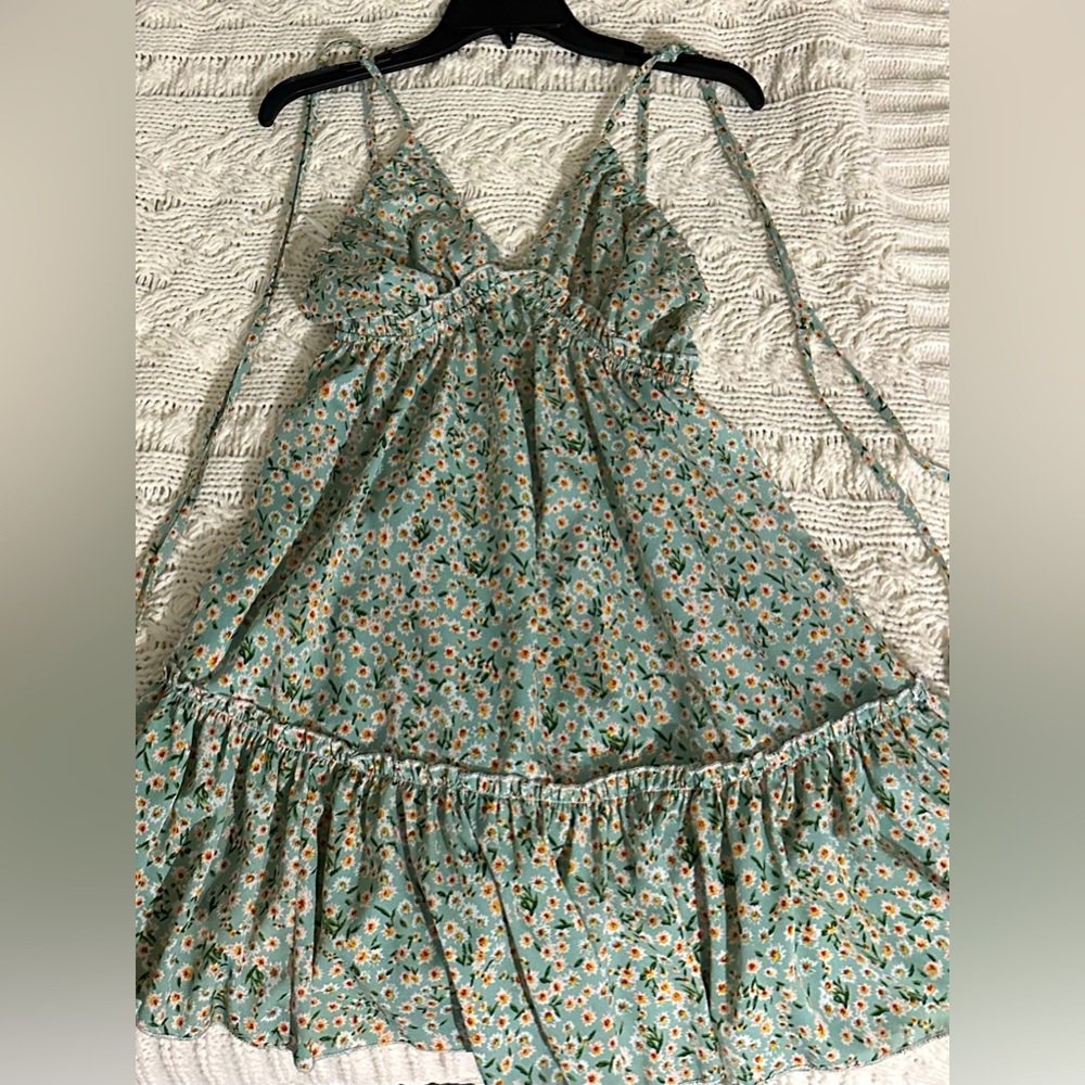 Cute Summer Floral Print Dress